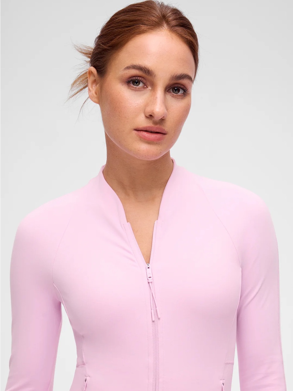 Butterluxe V Neck Waist Length Jacket - Picture 4 of 7